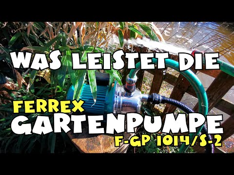 Was taugt die Aldi - FERREX® Gartenpumpe F-GP 1014/s-2