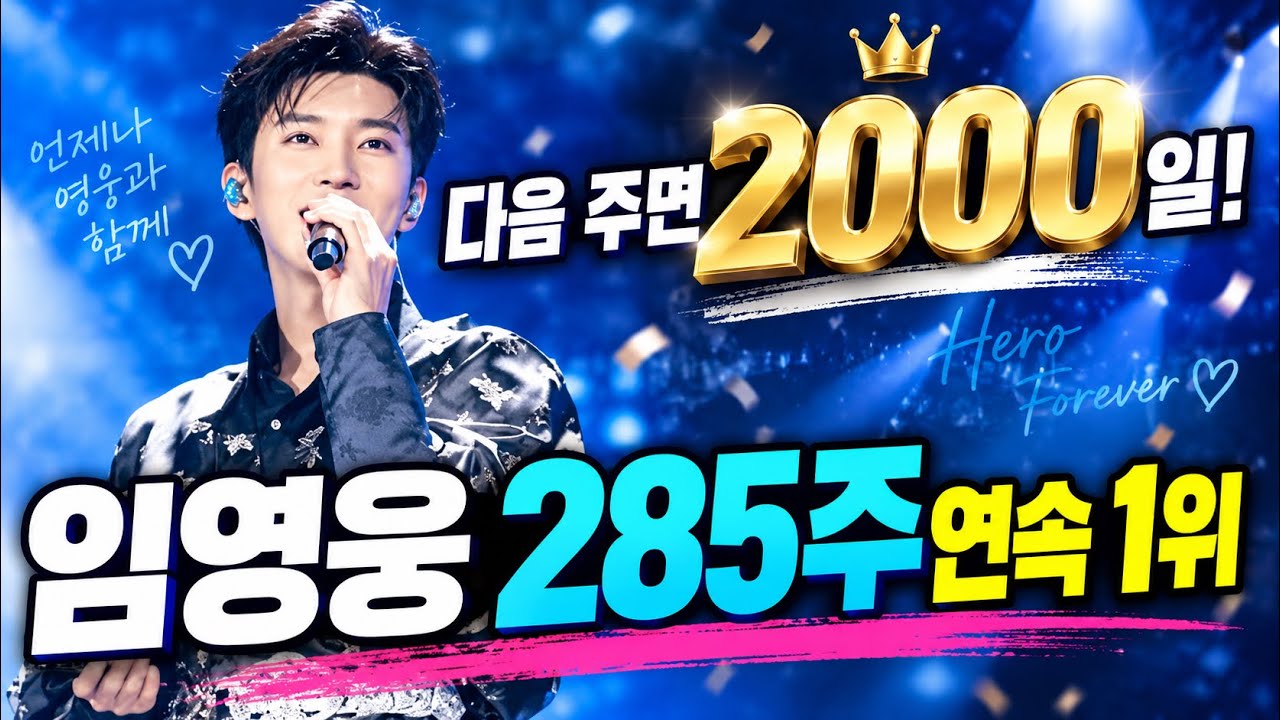 285주, 한 번도 안 놓쳤다! 다음 주 2,002일 돌파