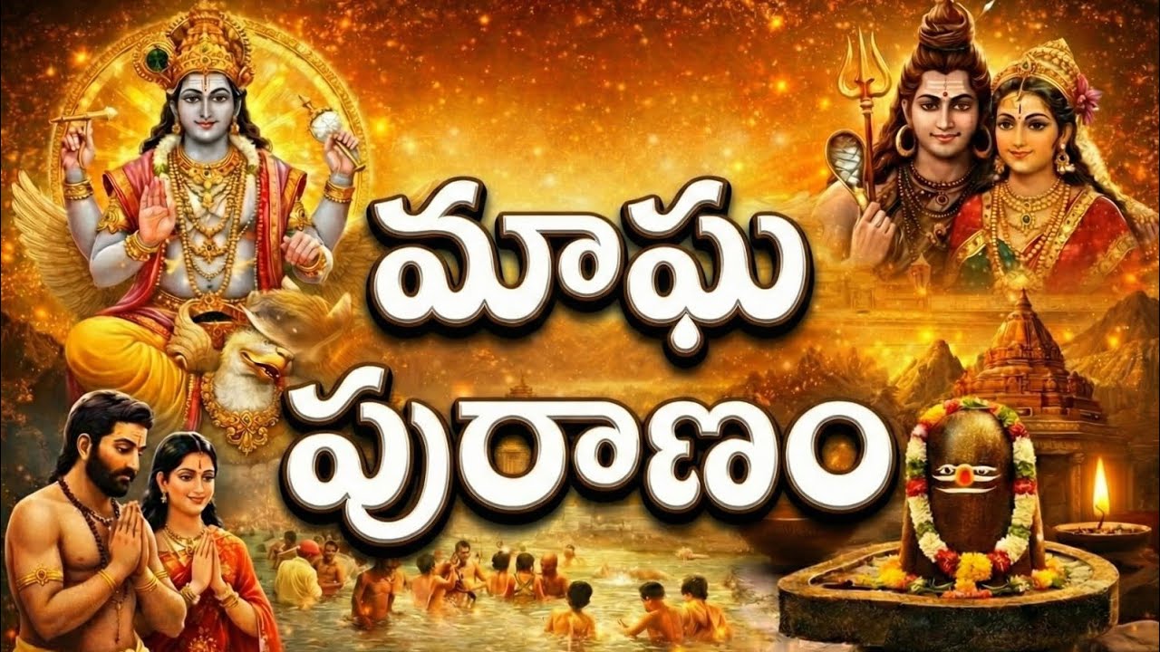Magha Puranam | Magha Puranam Story in Telugu | మాఘమాస మహిమ | Ananda Lakshmi Studios