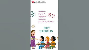 Happy Teachers Day | Tpoint English #happyteachersday #happyteachersday2025