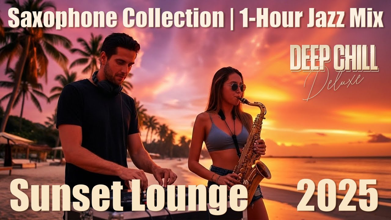 🎷Sunset Lounge Saxophone Collection 2025 | 1 Hour Jazz Mix