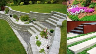 Front Yard and Backyard Design, 55 Beautiful Hillside Landscaping Ideas! by RunmanReCords Design 2,523 views 3 months ago 8 minutes, 55 seconds