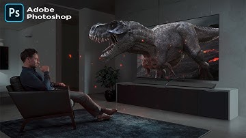 How to make a Pop Out Effect // Photoshop Manipulation Fantasy (photoshop 2022)#PopOut #Jaguar