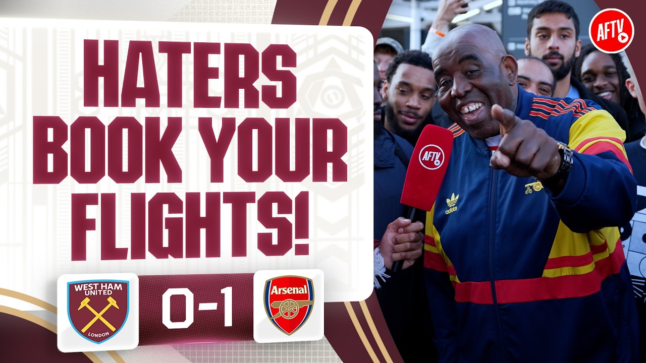 Haters Book Your Flights ✈️ (Robbie) | West Ham 0-1 Arsenal
