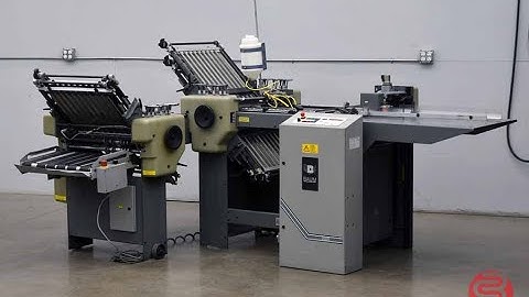 Baum B20 Pile Feed Paper Folder