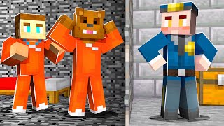 Escaping PRISON In Minecraft Modded Cops And Robbers