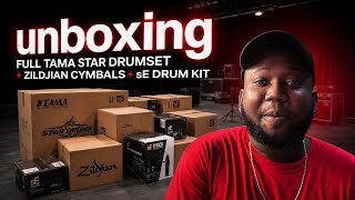 Unboxing My Church's New Drums Tama Star
