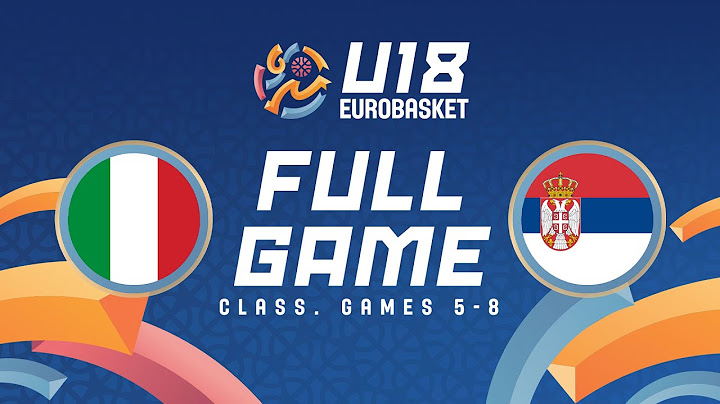 Class. Games 5-8: Italy v Serbia | Full Basketball Game | FIBA U18 Women's EuroBasket 2025