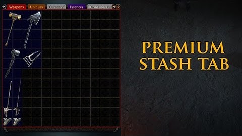 Path of Exile: Premium Tab