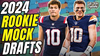 Multiple 4Round Superflex Rookie Mock Drafts (PostNFL Draft) | Dynasty Fantasy Football 2024