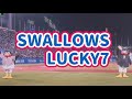 つば九郎🐧&つばみ🎀ラッキー7☂️東京音頭【後姿】