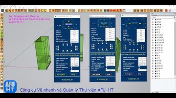 Hướng dẫn tạo Dogbone âm dương tùy biến tự động hàng loạt bằng HT Cabinet Edit Plus của AFU_HT