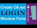 Create cnet login window form