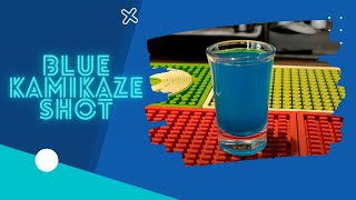 Shot Cocktails: Blue Kamikaze shot