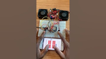12V Fans speed control with ESP32, MLX Sensors using MySQL