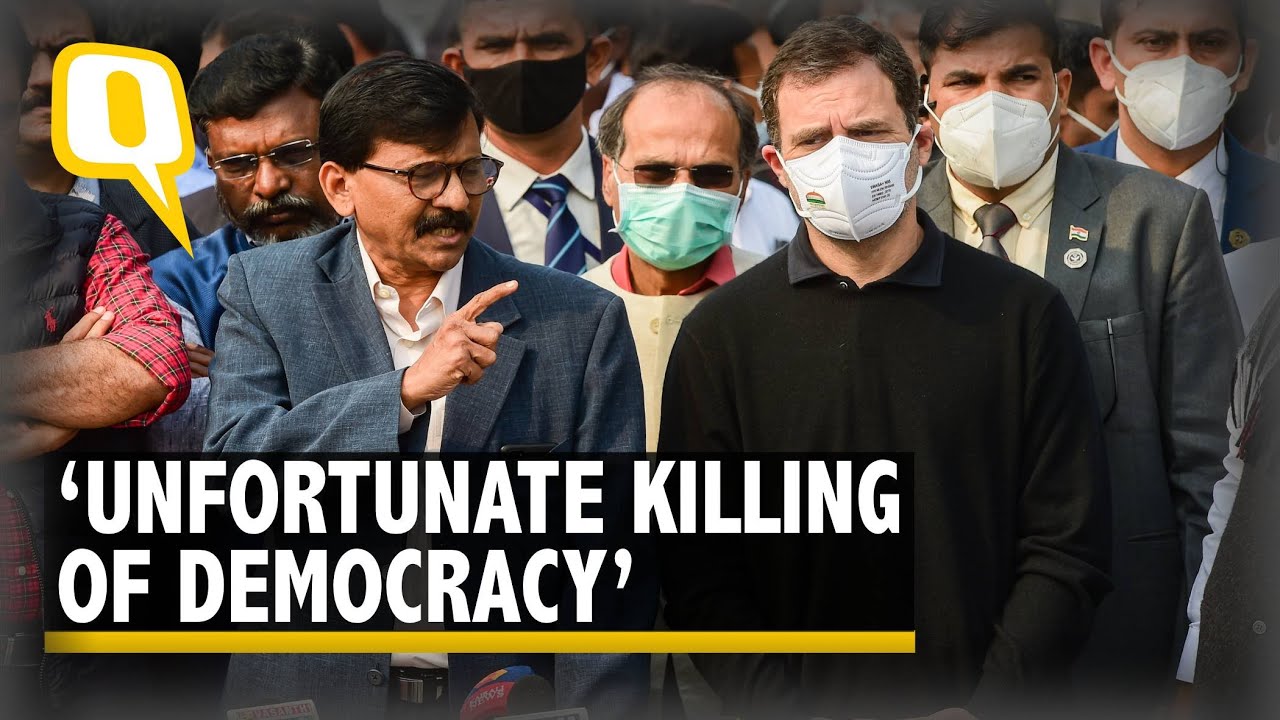 Watch | ‘We Are Not Allowed to Debate in Parliament': Congress Leader Rahul Gandhi  | The Quint