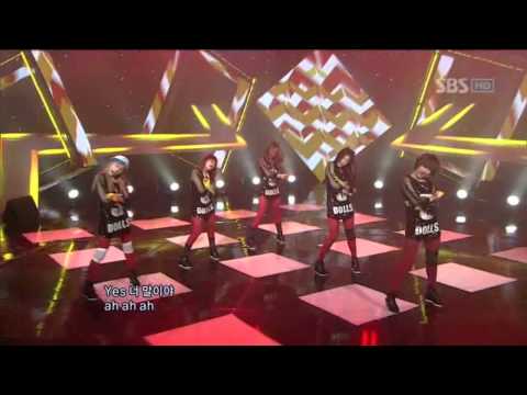 5dolls - You (Five Dolls - You) @SBS Inkigayo Popular song 20110327