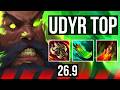 UDYR vs MORDEKAISER (TOP) | EUW Master | 26.9