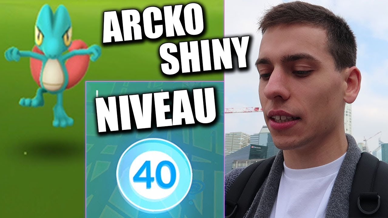 ARCKO SHINY À PARIS ET PASSAGE NIVEAU 40! POKÉMON GO