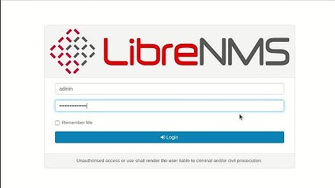 LibreNMS Image demo v2