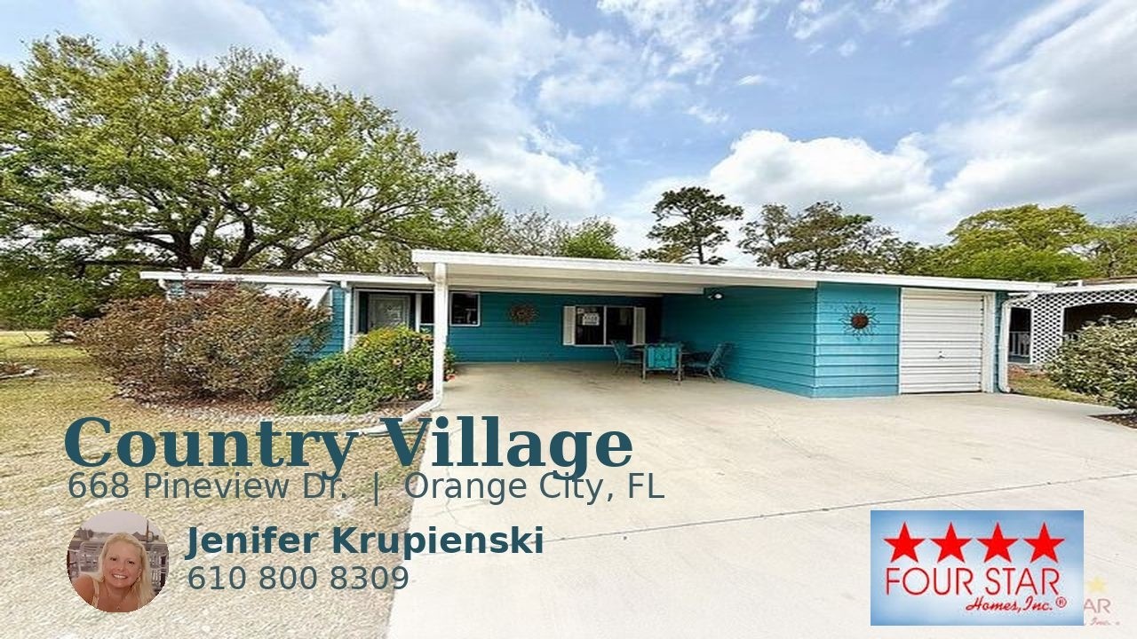 (Country Village) 668 Pineview Drive, Orange City