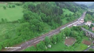 TRAINSPOTTING (VOL. 443). Trenes desde el aire en Brinkola (Gipuzkoa).