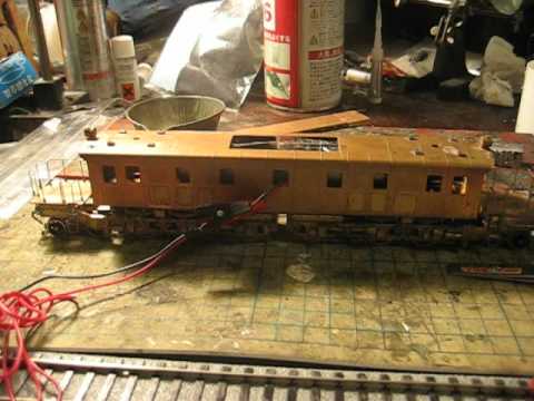 HO EF59 珊瑚模型　試運転　其の２　電池でDCC