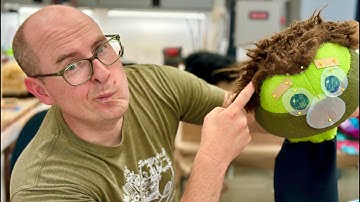 Learn how to make puppet hair!