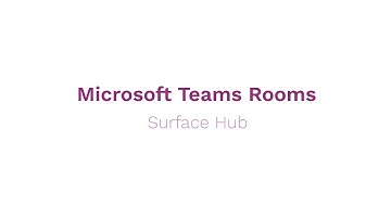 Project Audio Visual explore the features and benefits of the Microsoft Surface Hub