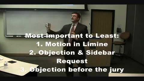 OBJECTIONS - Objections & Responses, Part. II: "Evidentiary Sensors"