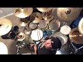 Improvised Drums Freestyle with New Drum Setup