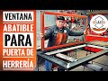 Como hacer ventana abatible instalacin de bisagras y cerrojos  facil  jj herrera y ms