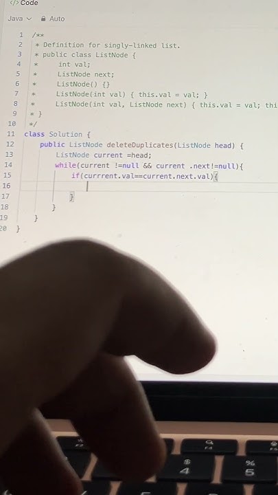 Day 96: Solving LeetCode Problem #83 #java #problemsolving #coding # ...