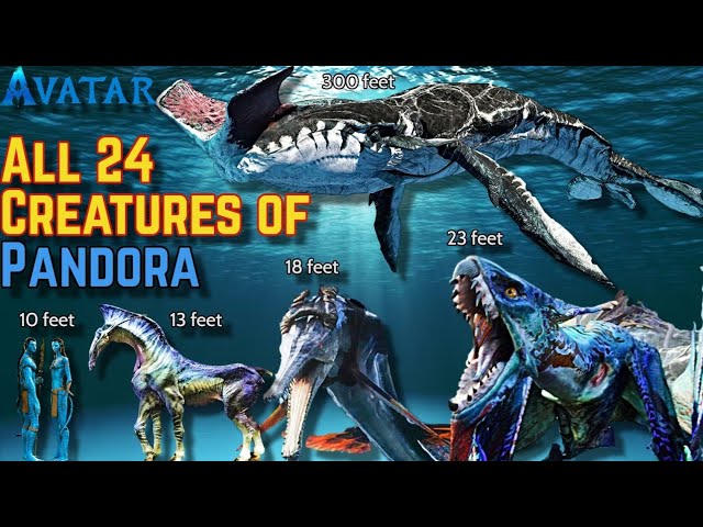 24 (Every) Exotic Pandora Creatures Avatar Franchise - - YouTube