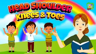 Head Shoulder Knees & Toes | Kids Nursery Rhyme | 3S Kids TV Resimi