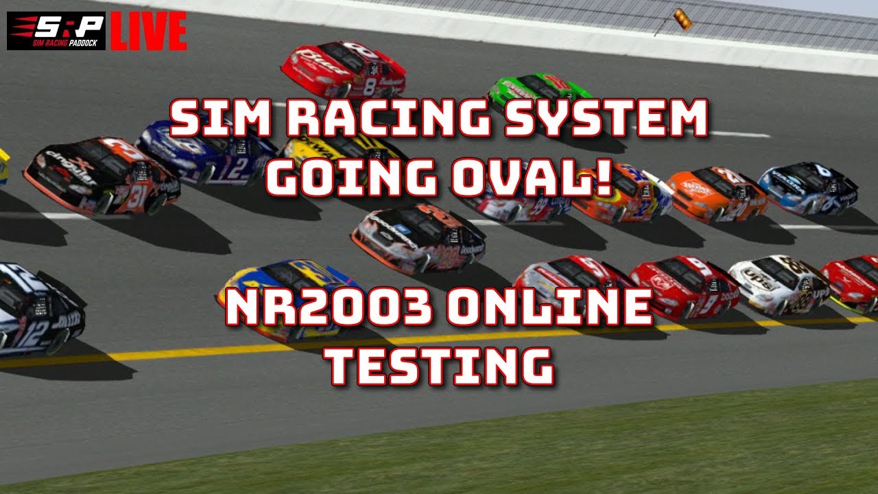 NASCAR Racing 2003 - Testing Sim Racing System ONLINE!