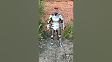 Tested Plate armor set with scale skirts. 14 ctry Armor tested