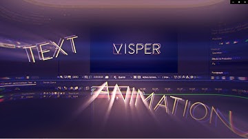 Visper Texts Animations - After Effects Tutorial