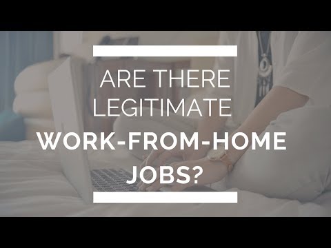 Are there legitimate work-from-home jobs?