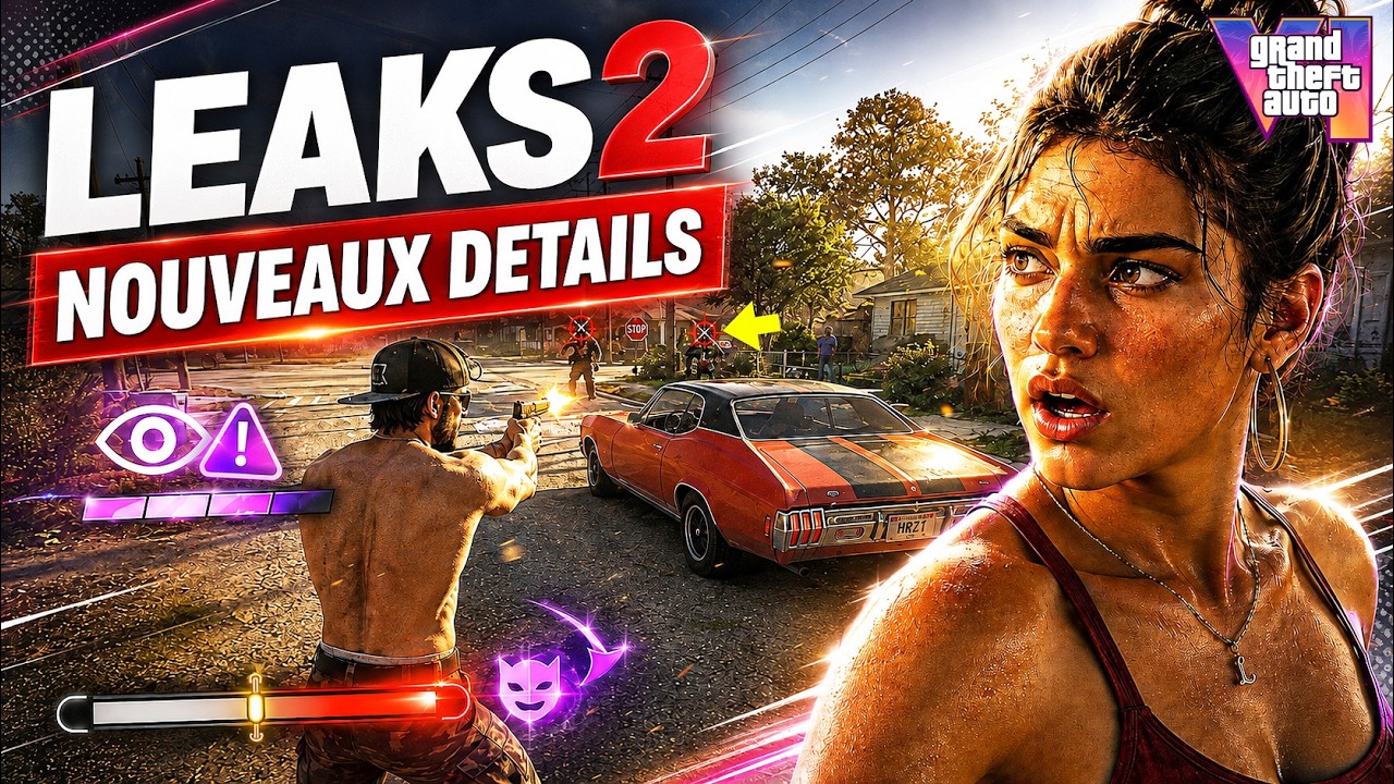 GTA 6 🚨 NOUVEAUX LEAKS (SANG FROID, CARBURANT, KARMA, Loot, Inventaire) GAMEPLAY INQUIIETANT ! 😭