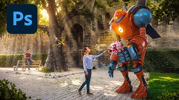 Robot Love Story | Photo manipulation
