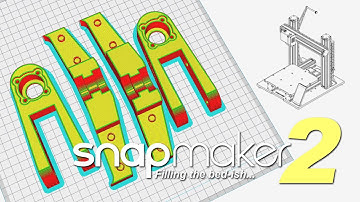 Filling the Snapmaker 2.0 bed up a bit - Part 2 (live stream with relaxing music)