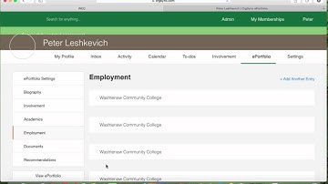 WCC Campus Connect - ePortfolio Tool