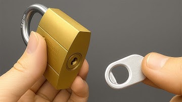 Hoe je ELK slot in een flits opent zonder sleutel! Handig idee van WELD VTQ