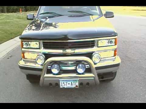 Custom 1999 Chevy Tahoe With Halos And Aftermarket Lights Review Custom 1999 Chevy Tahoe With Halos And Aftermarket Lights Review