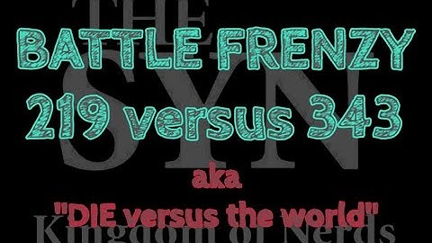 The Syndicate N219 - Battle Frenzy vs N343 #aoo #aoovets #ageoforigins