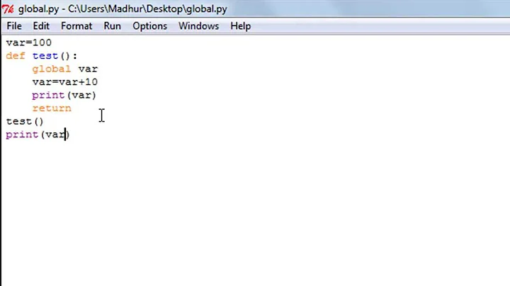 Python Programming Tutorial - 40: Updating Global Variables
