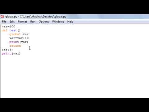 Python Programming Tutorial - 40: Updating Global Variables