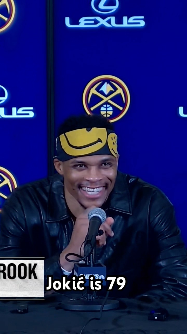 Russ’ reaction to this Jokic stat was priceless ?