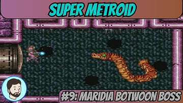 Super Metroid (Super Nintendo) - Part 9: Maridia Botwoon Boss
